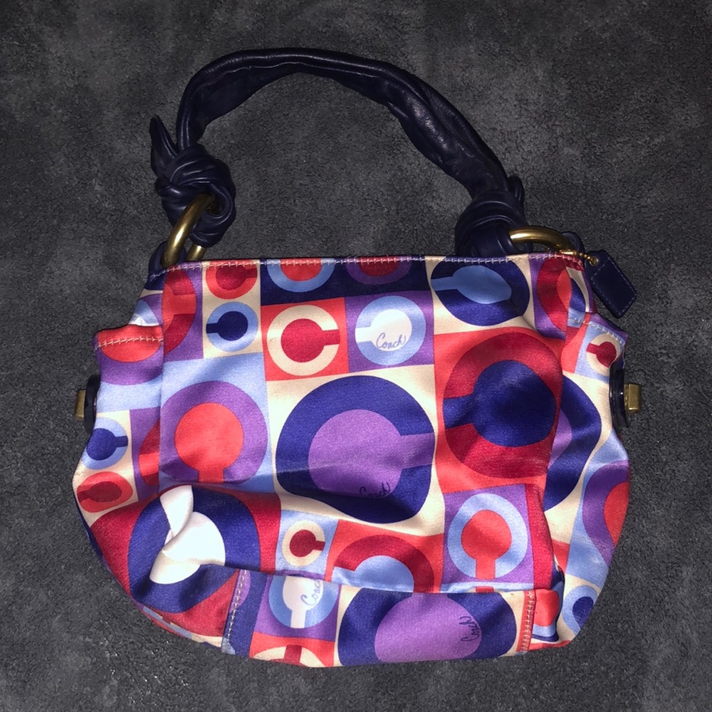 Multicolor Coach handbag